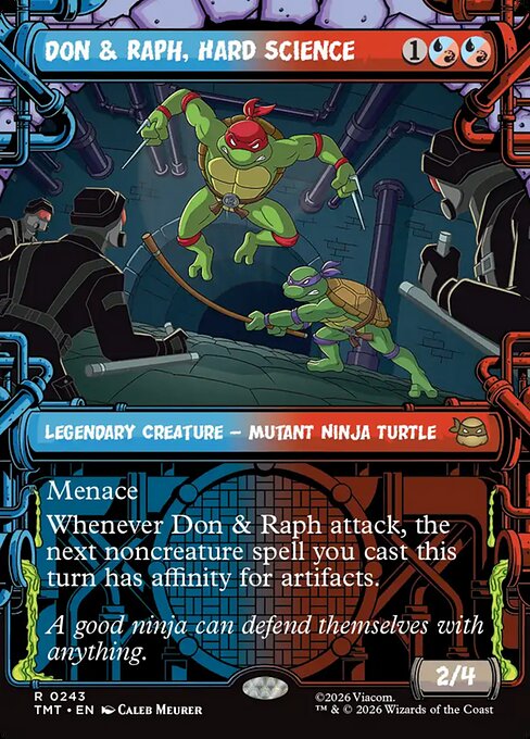 TMT: Don & Raph, Hard Science (Showcase) (Foil)