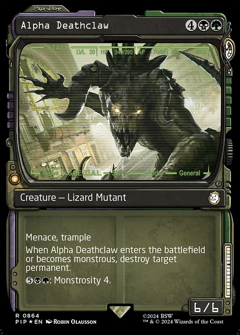 PIP: Alpha Deathclaw (Showcase) (Surge Foil)