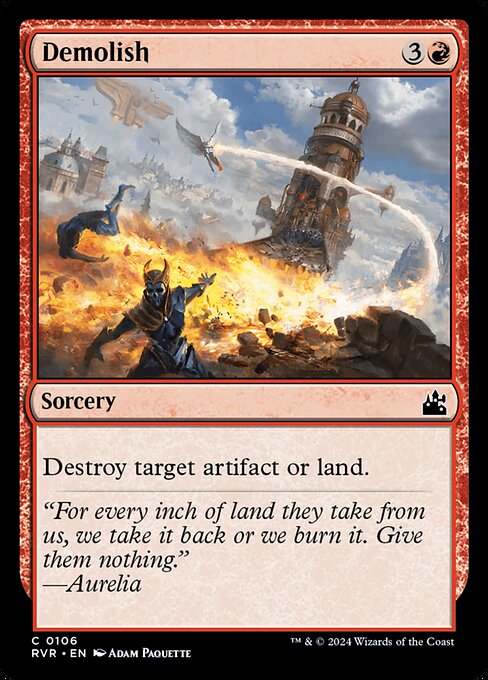 RVR: Demolish