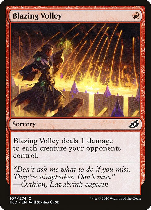 IKO: Blazing Volley (Foil)