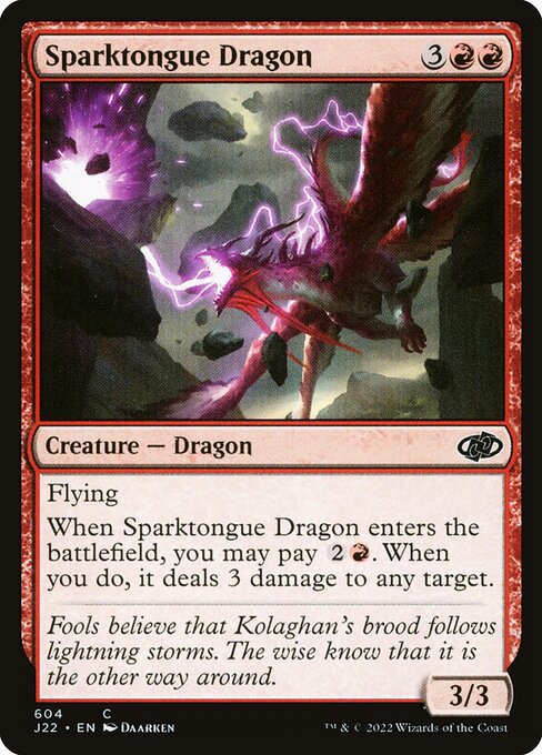 J22: Sparktongue Dragon