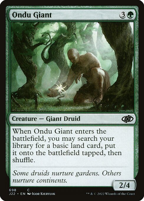 J22: Ondu Giant