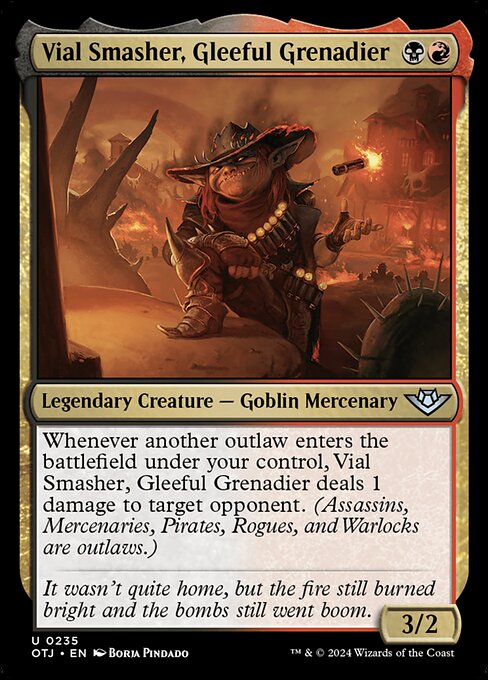 OTJ: Vial Smasher, Gleeful Grenadier