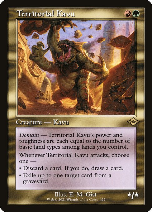 MH2: Territorial Kavu (Retro Frame) (Foil Etched)
