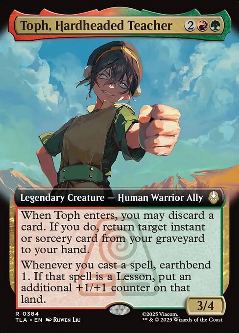 TLA: Toph, Hardheaded Teacher (Extended Art)