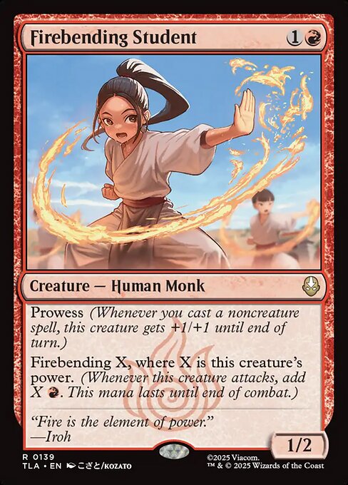TLA: Firebending Student (Foil)