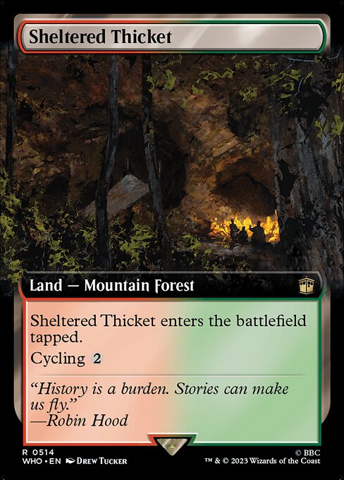 WHO: Sheltered Thicket (Extended Art)