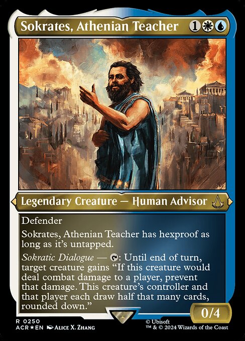 ACR: Sokrates, Athenian Teacher (Foil Etched)