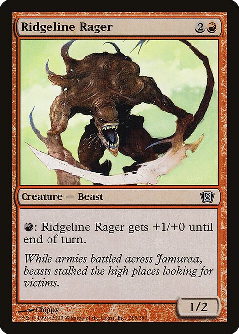 8ED: Ridgeline Rager (Foil)