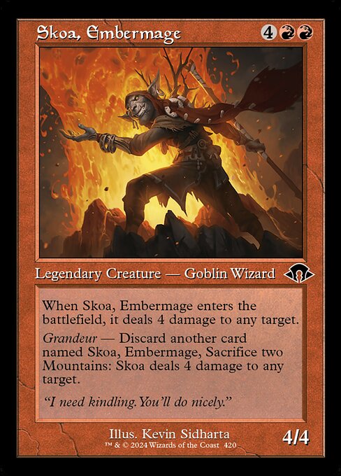 MH3: Skoa, Embermage (Retro Frame)