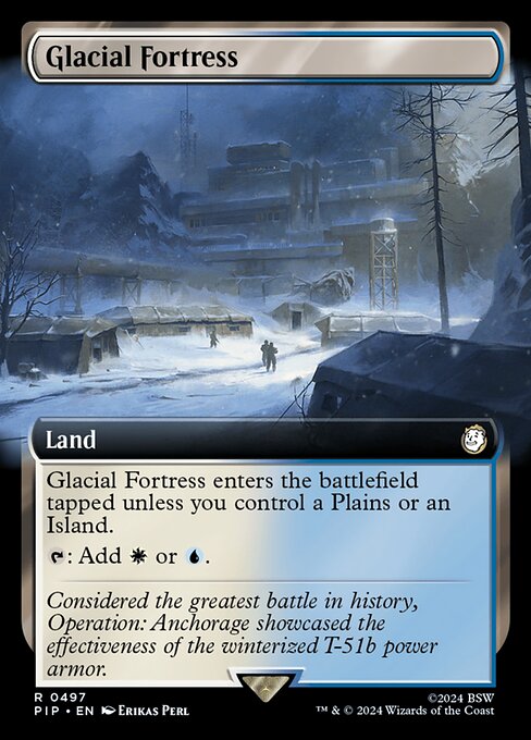 PIP: Glacial Fortress (Extended Art) (Foil)
