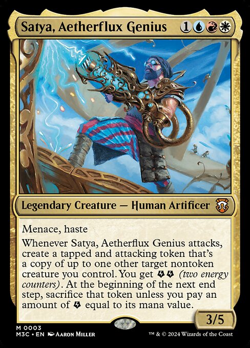 M3C: Satya, Aetherflux Genius (Foil)