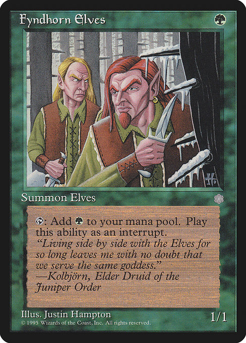 ICE: Fyndhorn Elves