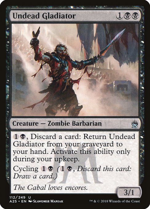 A25: Undead Gladiator (Foil)
