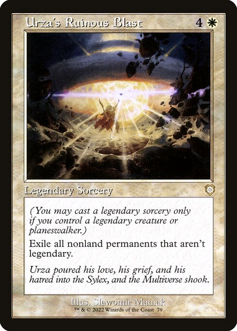 BRC: Urza's Ruinous Blast (Retro Frame)