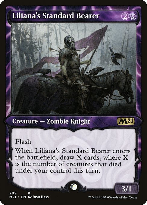 M21: Liliana's Standard Bearer (Showcase) (Foil)