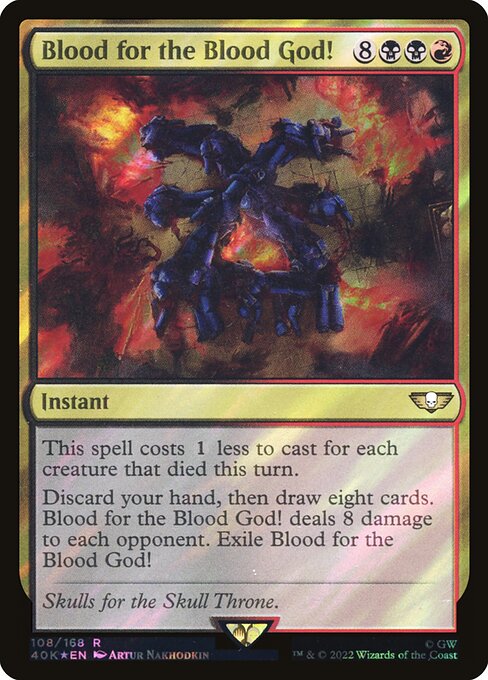 40K: Blood for the Blood God! (Surge Foil)