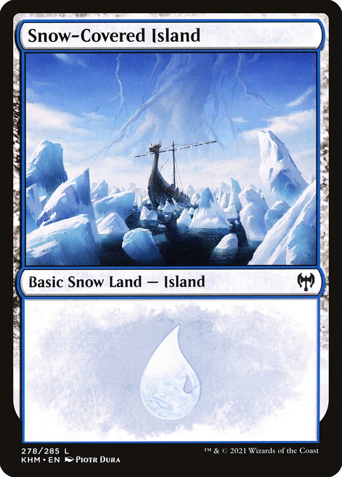 Snow-Covered Island (278) [Foil] :: KHM