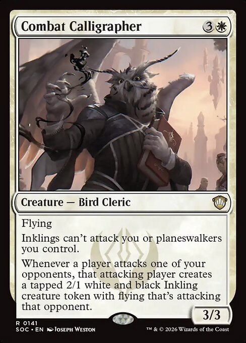 SOC: Combat Calligrapher