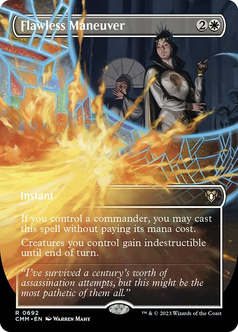 CMM: Flawless Maneuver (Borderless) (Foil)