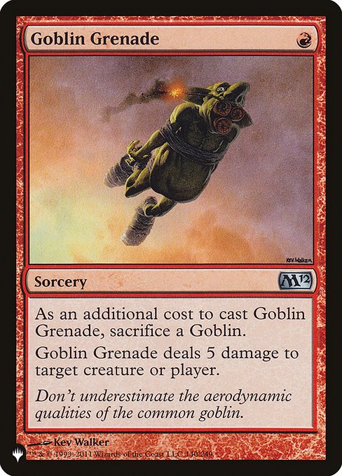 PLST: Goblin Grenade