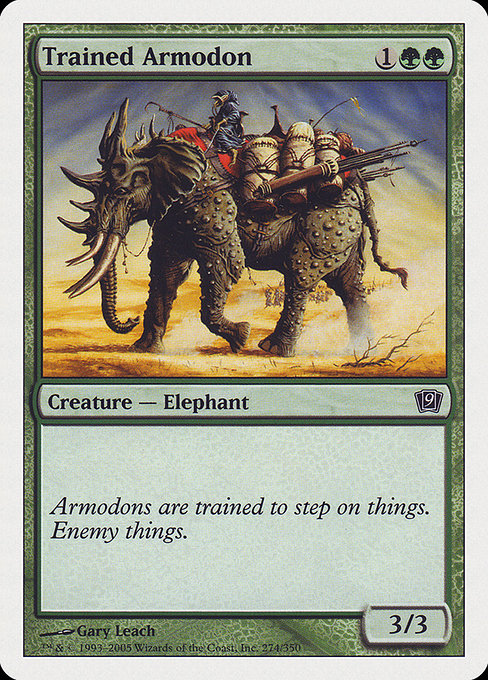 9ED: Trained Armodon