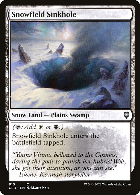 CLB: Snowfield Sinkhole