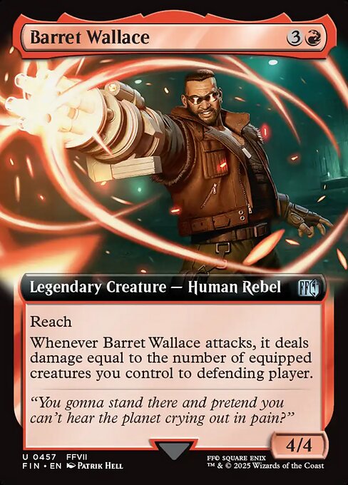 FIN: Barret Wallace (Extended Art) (Foil)