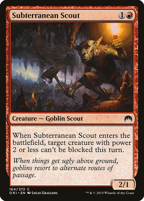 ORI: Subterranean Scout