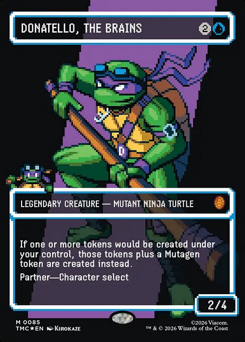 TMC: Donatello, the Brains (0085) (Borderless) (Surge Foil)