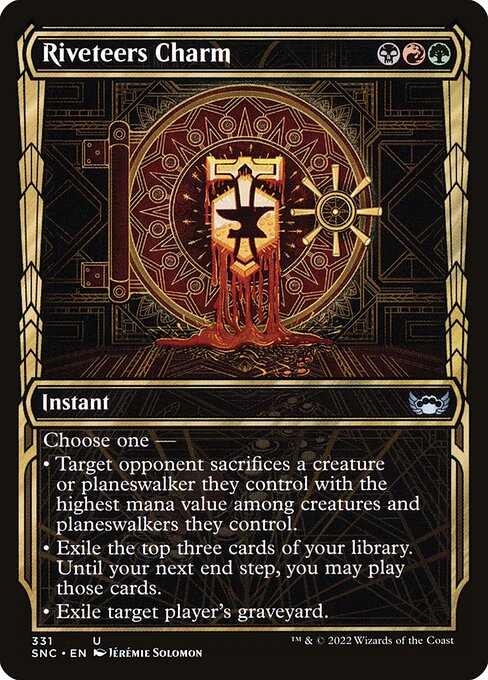 SNC: Riveteers Charm (Showcase) (Foil)