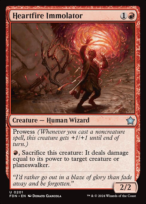 FDN: Heartfire Immolator (Foil)