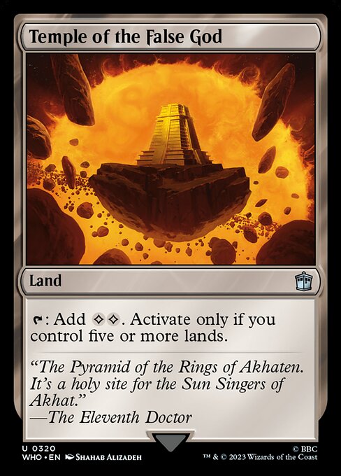 WHO: Temple of the False God (Foil)