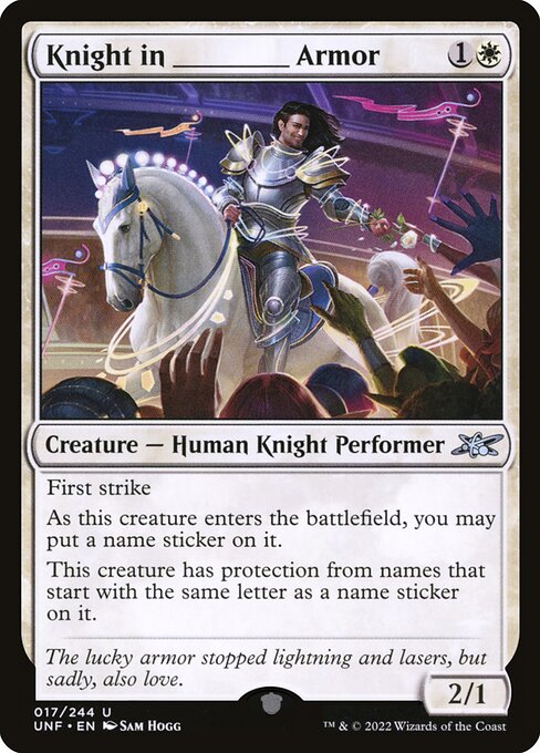 UNF: Knight in _______ Armor (Foil)