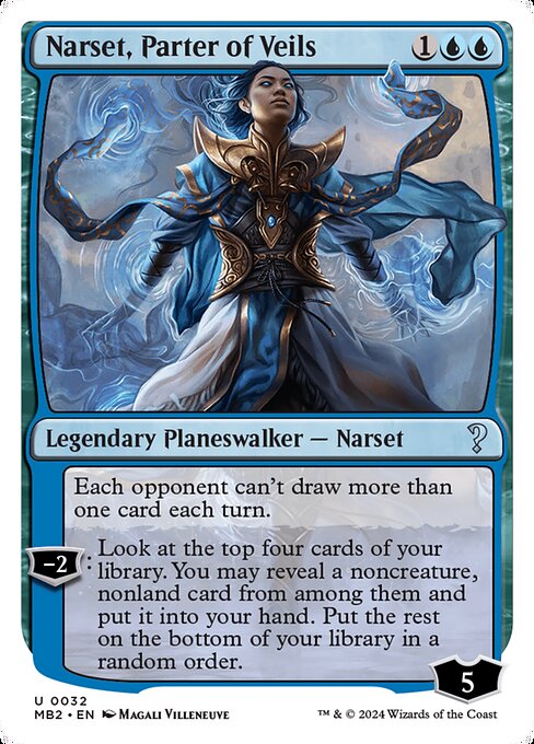 MB2: Narset, Parter of Veils (White Border)