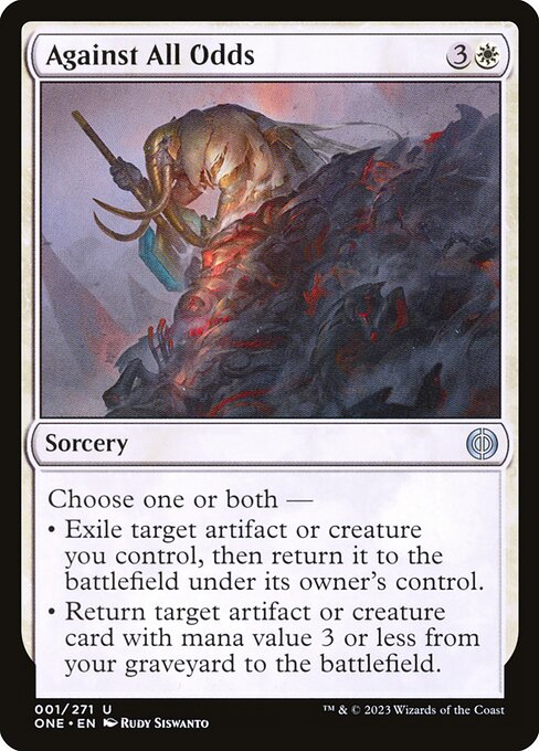 ONE: Against All Odds