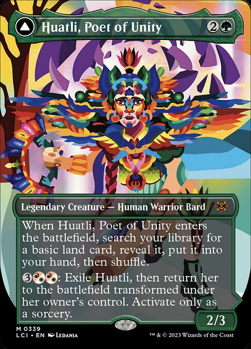 LCI: Huatli, Poet of Unity (Borderless)