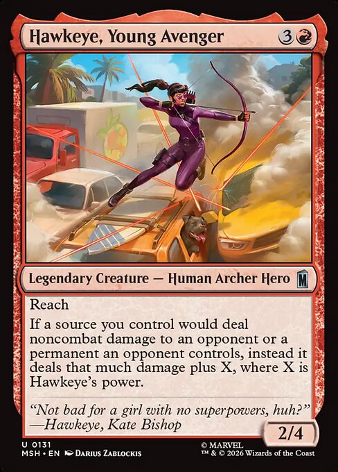 MSH: Hawkeye, Young Avenger (Foil)