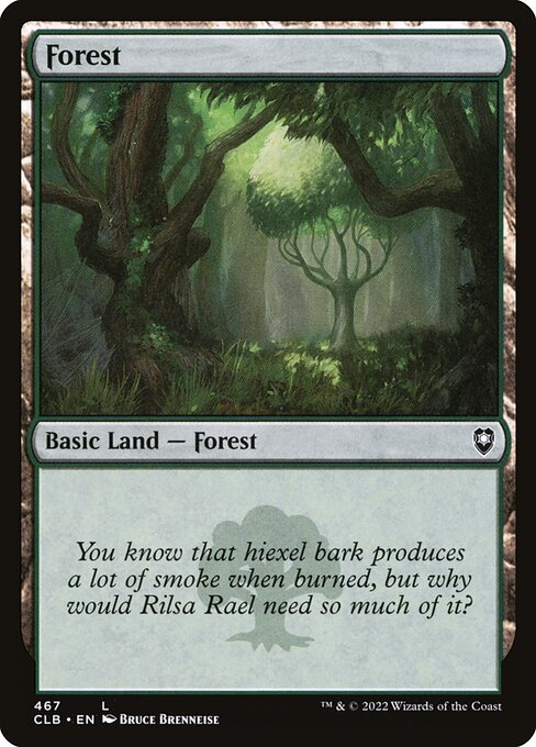 CLB: Forest (467) (Foil)
