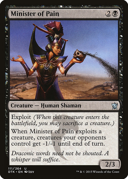 DTK: Minister of Pain (Foil)