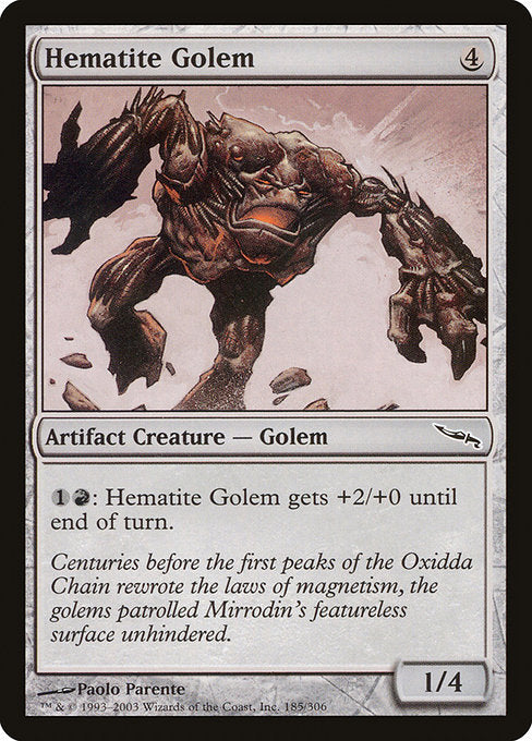 MRD: Hematite Golem (Foil)