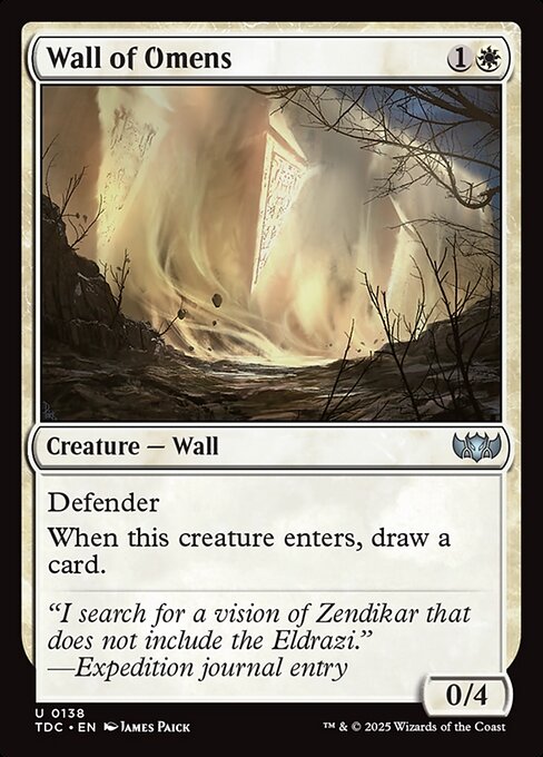 TDC: Wall of Omens