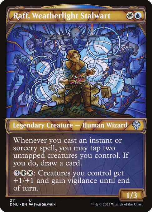 DMU: Raff, Weatherlight Stalwart (Showcase) (Foil)