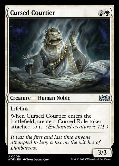 WOE: Cursed Courtier (Foil)