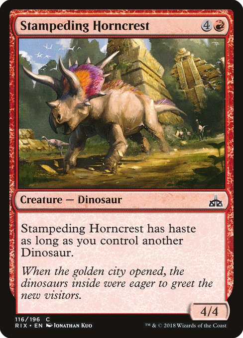 RIX: Stampeding Horncrest (Foil)