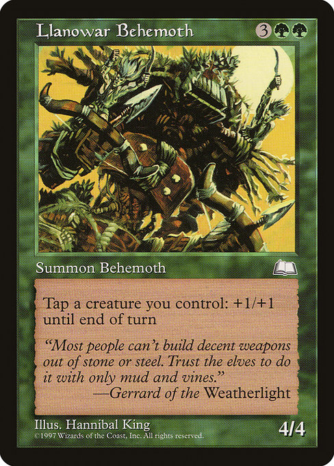 WTH: Llanowar Behemoth
