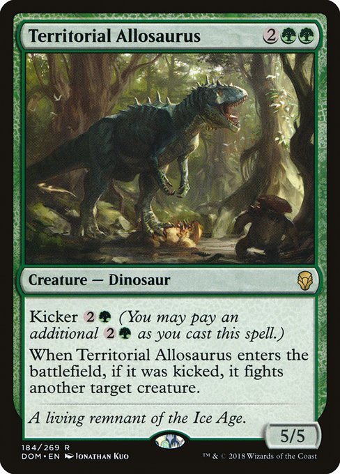 DOM: Territorial Allosaurus (Foil)