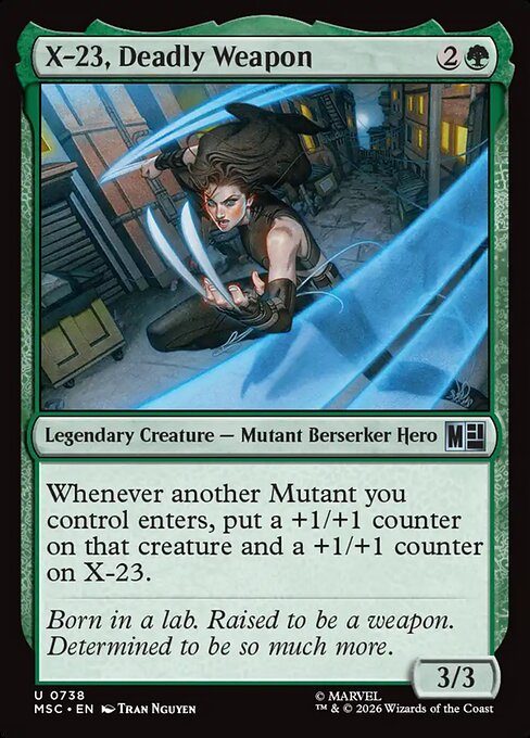 MSC: X-23, Deadly Weapon