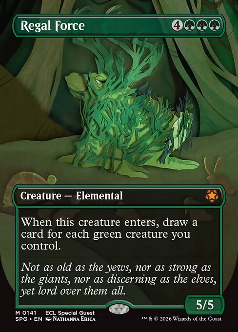 SPG: Regal Force (Borderless) (Foil)