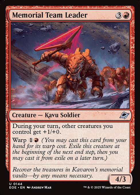 EOE: Memorial Team Leader (Foil)